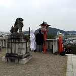 蕎遊庵 - 大安だった様で織姫神社には白無垢の新婦さんと新郎が
