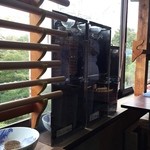 蕎遊庵 - 席のすぐ傍で根本式水出し抽出噐で出汁の抽出中です