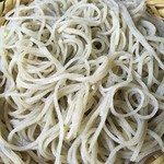 蕎遊庵 - 石臼手挽き蕎麦のアップ　
