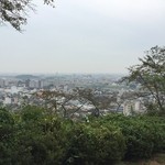 蕎遊庵 - 足利の街並み　渡良瀬橋は木が邪魔で見えませんよ