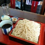 Yanagiya - もりせいろ・大(550円)。予想を上回るボリューム満点。蕎麦がぎっしりと山盛りになっていますた。汁は甘めの仕上がりです。個人的にはもう少し甘さ控えめのほうが好くです。すごい量に圧倒