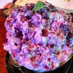 腰掛庵 - 【木いちごとすぐりみるく…630円】★2010/6