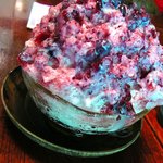 腰掛庵 - 【木いちごとすぐりみるく…630円】★2010/6