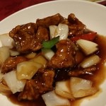 五修堂 - 酢豚（中600円）です。2015年9月