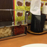 ラホール - 【料理】付け合せ