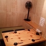 すし屋魚真 - 奥の座敷