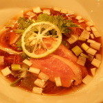 紫 くろ喜 - 鴨そば（細麺）９００円