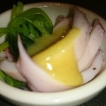 魚酔庭 - イカの酢味噌あえ