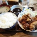 こたん - から揚げ定食550円