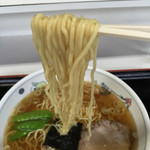 三幸 - 細麺ですが、美味しい。
もう少し、太めなら。佐野系うどんライクの麺なら、もっと歓迎です（≧∇≦）