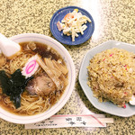 中華料理 トキハ - らーめん チャーハンセット