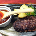 牛肉厨房　円相 - 花園牛ハンバーグ＆おろしポン酢