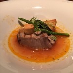 アバロッツ - カツオのグリル　芋のコンフィ　バスク風マルミタコ