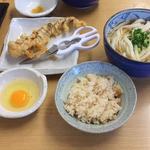 手打ちうどん こげら - こげらセット　ひやあつ　大盛り　\700