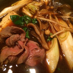 和み処 男山 - すき焼きの出来上がり〜♡