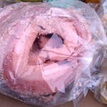 ポニー製菓 - バームクーヘン切り落とし（桜）：あっぷ図 by ももち