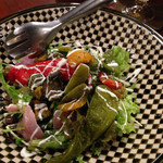 ハマチと野菜のサラダ 780円