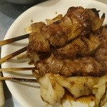もつ焼きばん - こってり5本盛りタレで満腹(*´ω｀*)