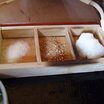 まるせい 手打そば - 薬味