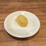 岐阜タンメン - ニンニク 別皿で提供