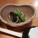 酒肴にしやま - 付き出し／ナガレゴって嬉しい。