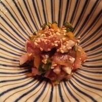 丸萬寿司 - たくあんと鯵のたたき