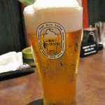 炭火焼鳥 Arata - ガリガリフローズンビール。