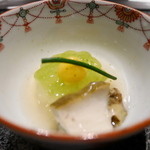 Hoshinoya Kyou To Dainingu - 炊合　冬瓜の翡翠煮と鮑