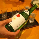 牡蠣と日本酒 四喜 - 秋田　まんさくの花　純米吟醸生詰原酒　美郷　ひやおろし