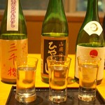 牡蠣と日本酒 四喜 - ひやおろし飲み比べ