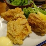 亀屋 - ◆ハイカラセットの「から揚げ」、、これ美味しいですよ
鶏肉もジューシーですし・・