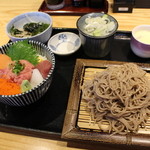 文ざ - Aランチ　海鮮丼セット