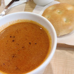 スープストックトーキョー - オマールエビのビスクとフォカッチャ