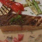 サンデー - 2015年9月のランチ　サーモンのグリル