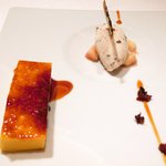 レスアルカーナ - ランチコースB 1512円 のイチジクのアイスとカボチャのプリン