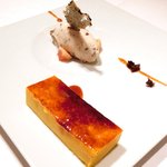 レスアルカーナ - ランチコースB 1512円 のイチジクのアイスとカボチャのプリン