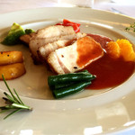 オーベルジュ ド ぷれざんす 桜井 - プロヴァンス風 ヤマトポークのロースト