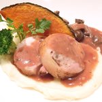 レスアルカーナ - ランチコースB 1512円 の鶏のバロティーヌ