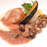 レスアルカーナ - ランチコースB 1512円 の鶏のバロティーヌ