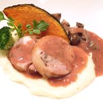 レスアルカーナ - ランチコースB 1512円 の鶏のバロティーヌ