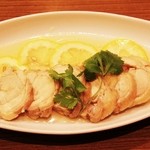 蒸し鶏の紹興酒漬け！！＼(◎o◎)／！