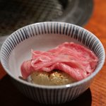 よろにく - シルクロース焼きおにぎり、この後、出汁をかけてお茶漬けに