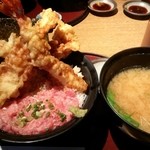 まるさ水産 津島店 - 天ぷらネギトロ丼