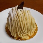 菓子工房　風花 - 村松産新栗のモンブラン（2015年10月）