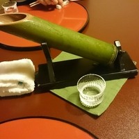 東京 芝 とうふ屋うかい - 竹酒