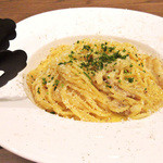 チェネッタ バルバ - ローマ風カルボナーラ　1300円+税(2015.9月夜)