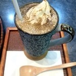 寿ゞき園茶店 - ほうじ茶シェイクとバニラアイス