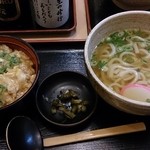 う権 - 親子丼＆かけうどんセット