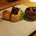 もり山 - 2015.10)サケの２色焼き