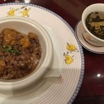 萬珍樓 - 古代米のマーボー豆腐あんかけwith烏龍茶